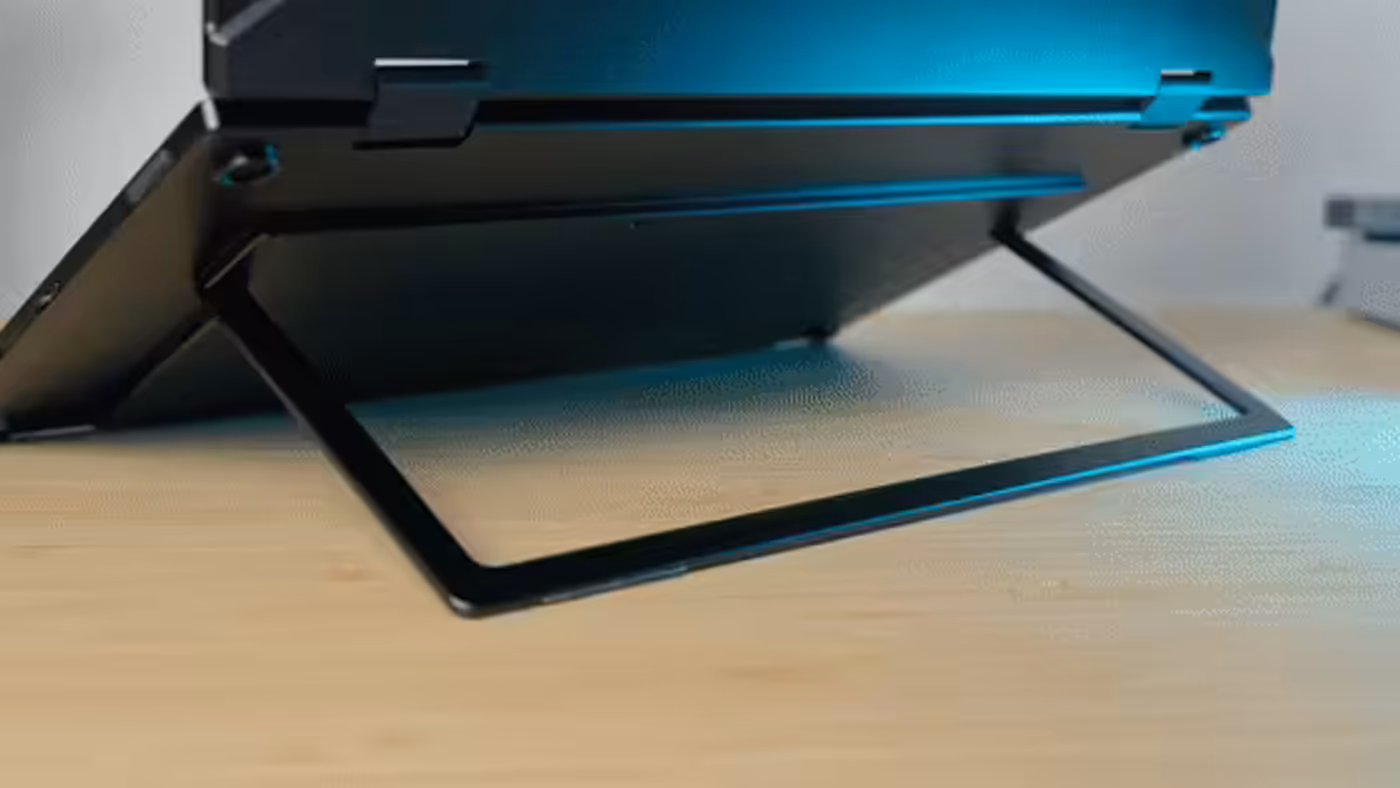 UStation Δ / Delta - Folding Monitor Dual Portable Display Bult-in Stand VESA